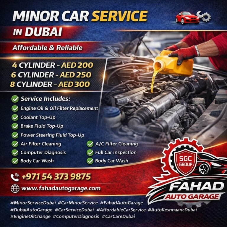 Complete Auto Repair & Maintenance Services in Dubai