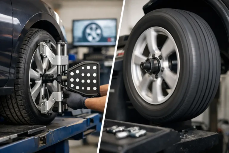 Wheel Alignment vs Balancing Symptoms